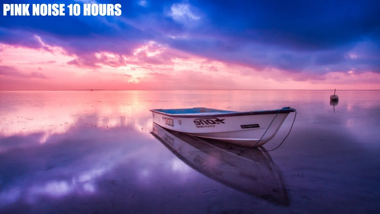 New PINK Noise • Pink Noises 10 hours For Sleep • Ocean Waves, Rain
