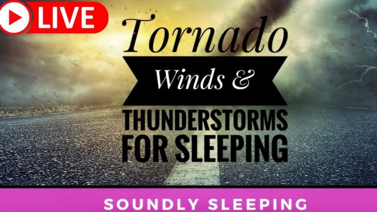 Tornado Winds and Thunderstorms Sounds for Sleeping