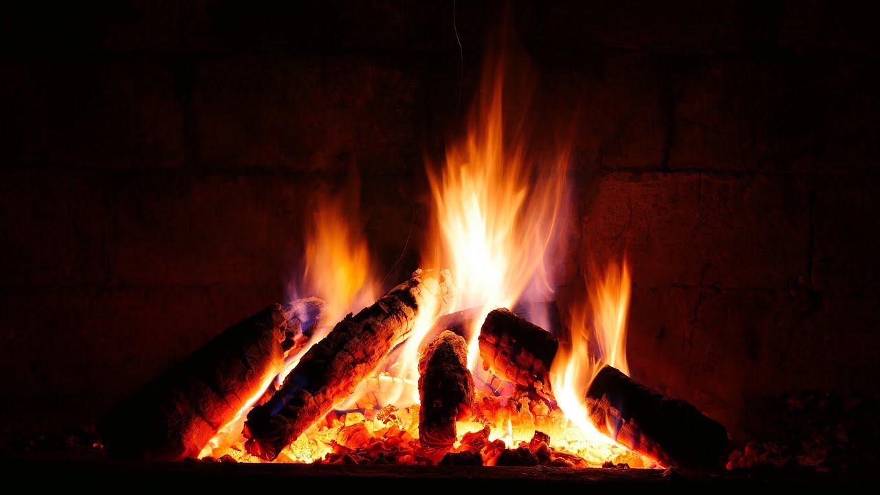 1 Hour of Relaxing Fireplace Sounds - Burning Fireplace & Crackling Fire Sounds (NO MUSIC)