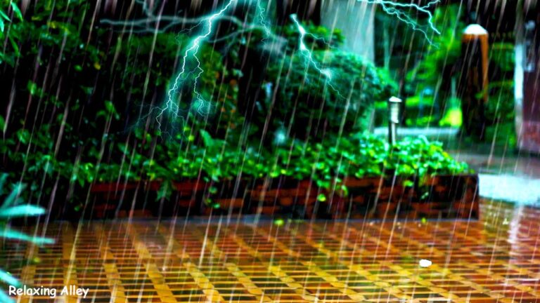 Try listening for 3 minutes - You Will Sleep Soundly with Rain & Thunder at Night for 10 Hours