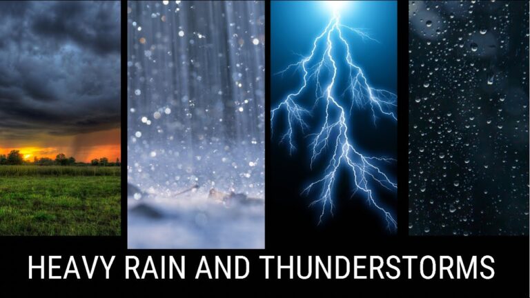 🆕Heavy Rain And Thunderstorm Sounds For Sleeping 10 Hours Thunder And Rain Sounds 2020 Video
