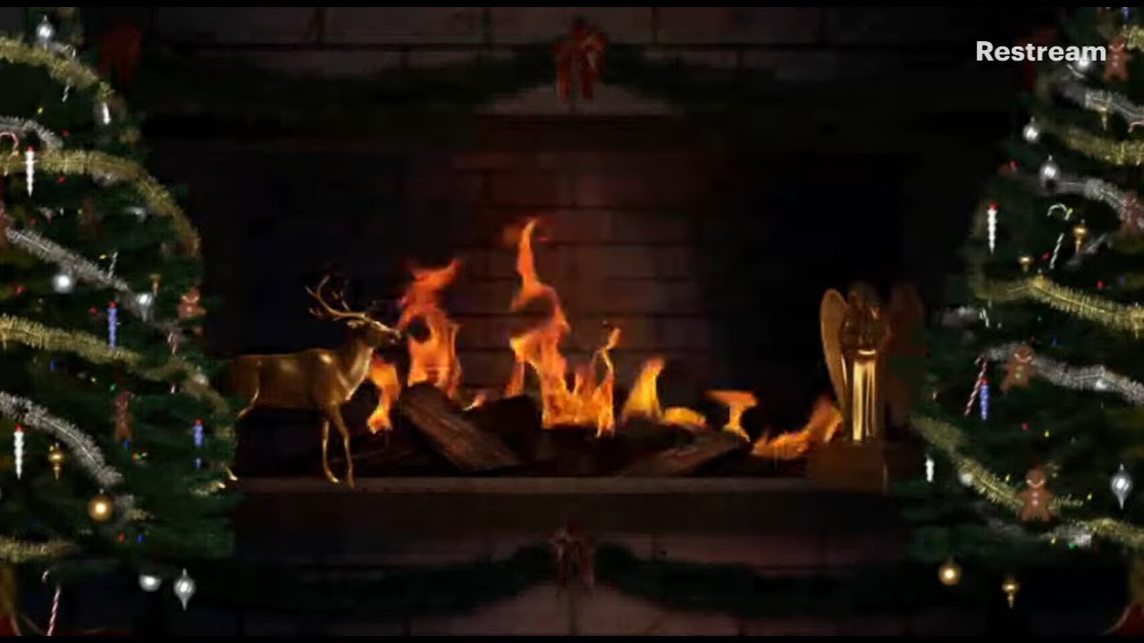 Heavenly Christmas, Fireplace sounds, Relaxing Christmas Ambience