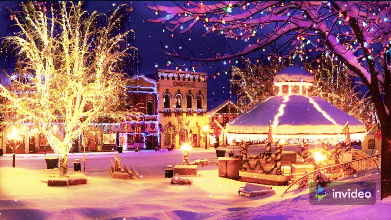❄️Christmas Town Asmr Ambience | Cozy Winter Ambience With Relaxing Blizzard And Snowstorm Sounds