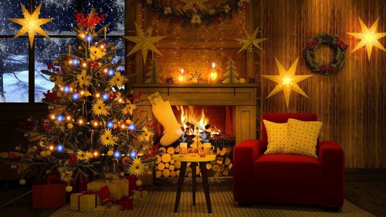 The Ultimate Fireplace Ambience With Christmas Music - Christmas Music Fireplace