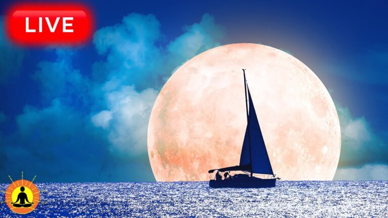 🔴 Deep Sleep Music 24/7, Sleeping Music, Insomnia, Meditation Music, Zen, Yoga, Ocean Waves