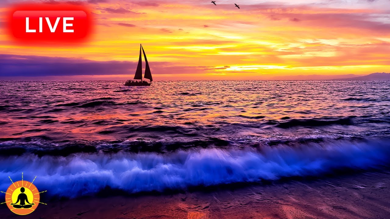 🔴 Relaxing Music 24/7, Healing Music, Meditation Music, Spa Music, Sleep, Zen, Ocean Waves