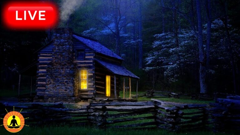 🔴 Deep Sleep Music 24/7, Sleeping Music, Insomnia, Meditation Music, Zen, Yoga, Cricket Sounds