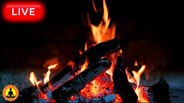 🔴 Relaxing Music 24/7, Stress Relief Music, Sleep Music, Meditation Music, Study, Fire Sounds