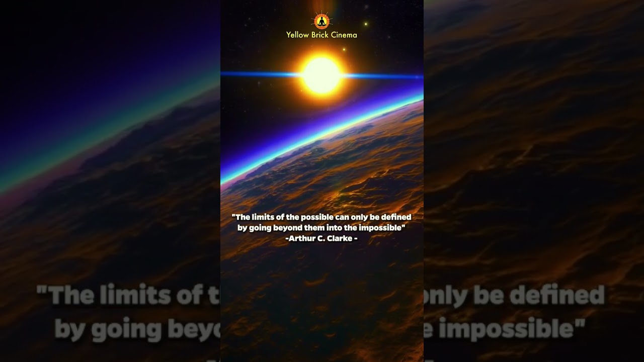 “The limits of the possible can only be defined by going beyond them into the impossible” 🪐 #shorts