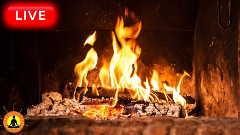 🔴 Relaxing Music 24/7, Stress Relief Music, Sleep Music, Meditation Music, Study, Fire Sounds