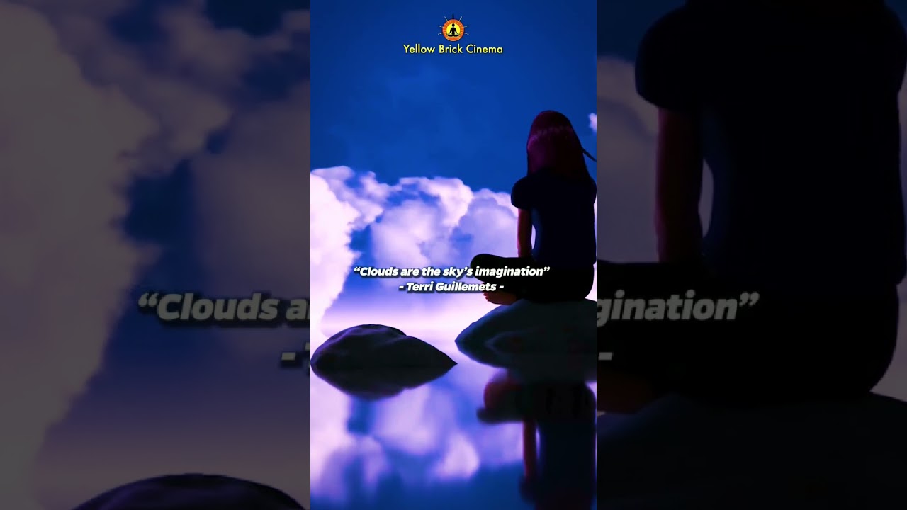 “Clouds are the sky’s imagination” #shorts #meditationmusic
