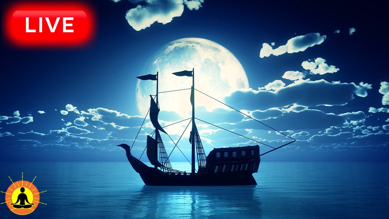 🔴 Sleep Music 24/7, Peaceful Music, Insomnia, Relaxing Music, Calming Music, Meditation Music, Waves