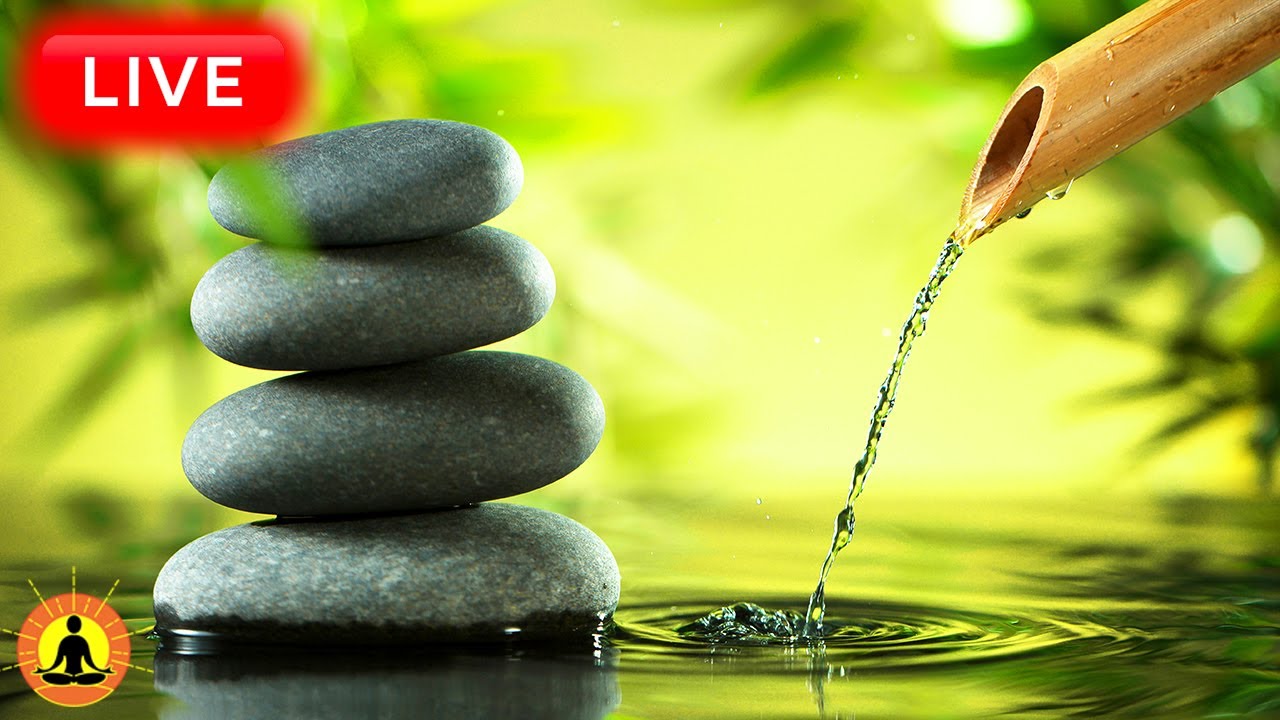 🔴 Relaxing Zen Music 24/7, Healing Music, Meditation Music, Spa Music, Sleep, Zen, Flowing Stream