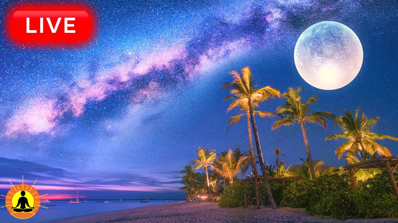 🔴 Relaxing Music 24/7, Stress Relief Music, Sleep Music, Meditation Music, Study, Ocean Waves