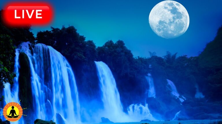 🔴 Sleep Music 24/7, Sleep Meditation, Relaxing Music, Meditation Music, Spa, Study, Waterfall