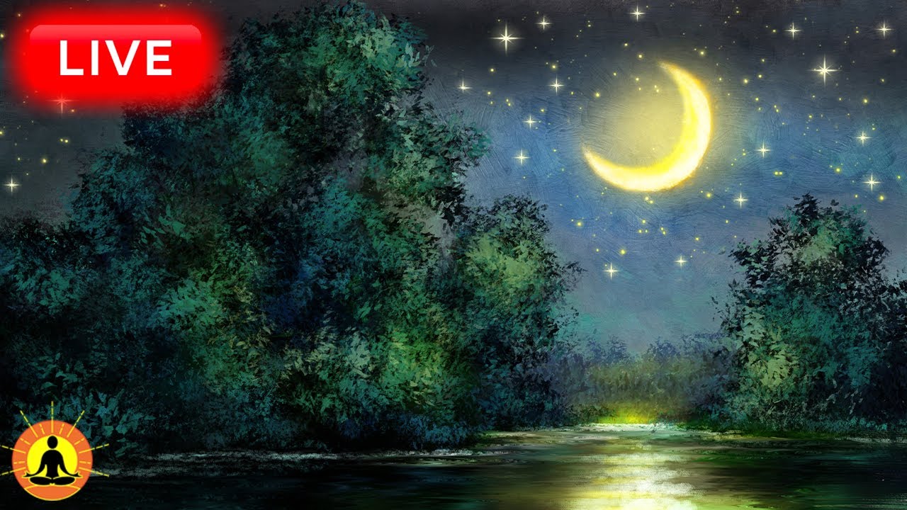 🔴 Deep Sleep Music 24/7, Calming Music, Insomnia, Sleep, Relaxing Music, Study, Flowing Stream