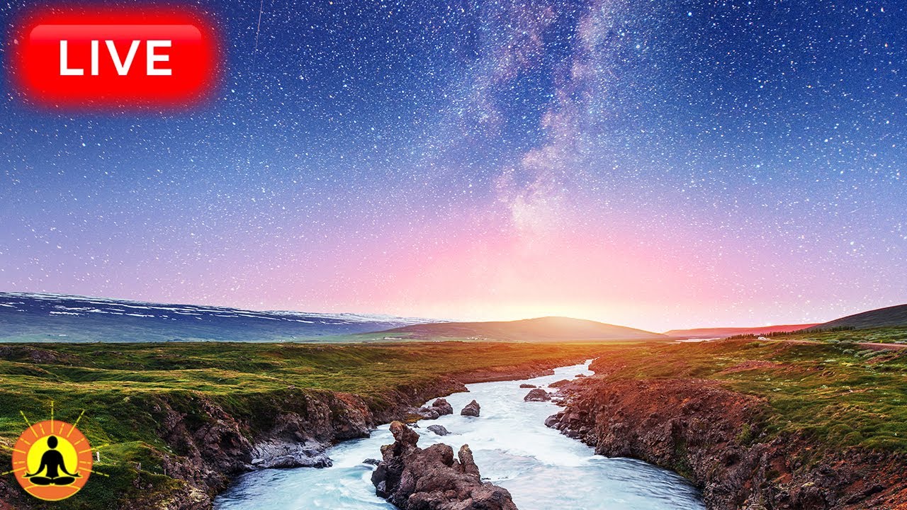 🔴 Relaxing Music 24/7, Healing Music, Meditation Music, Spa Music, Sleep, Zen, Study Music, River