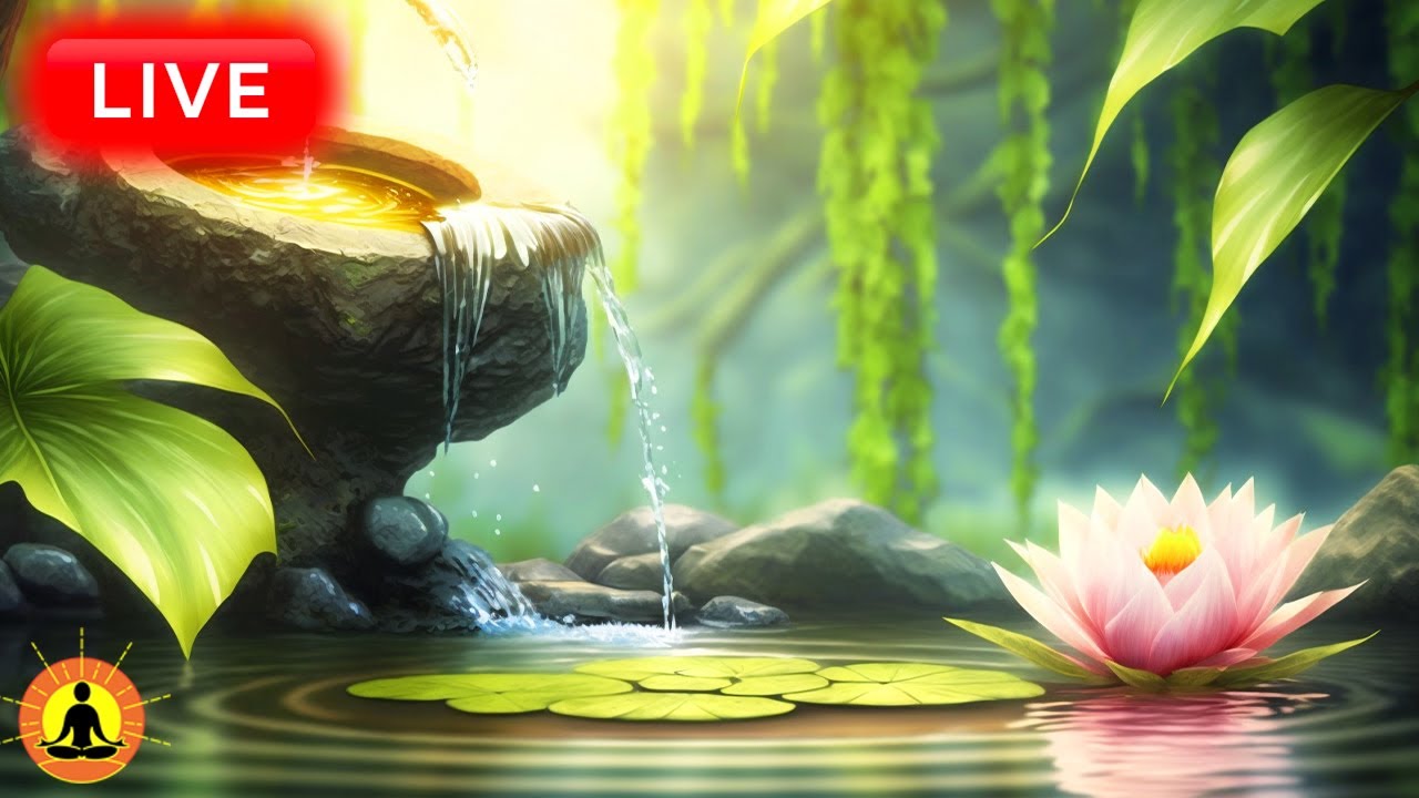 🔴 Relaxing Zen Music 24/7, Stress Relief Music, Sleep Music, Meditation Music, Study, Gentle Stream