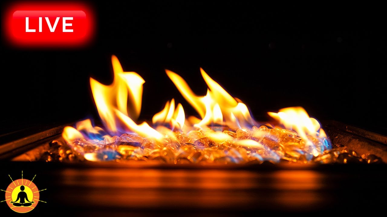 🔴 Relaxing Sleep Music 24/7, Calm Music, Yoga, Sleep Meditation, Spa, Study Music, Fire Sounds