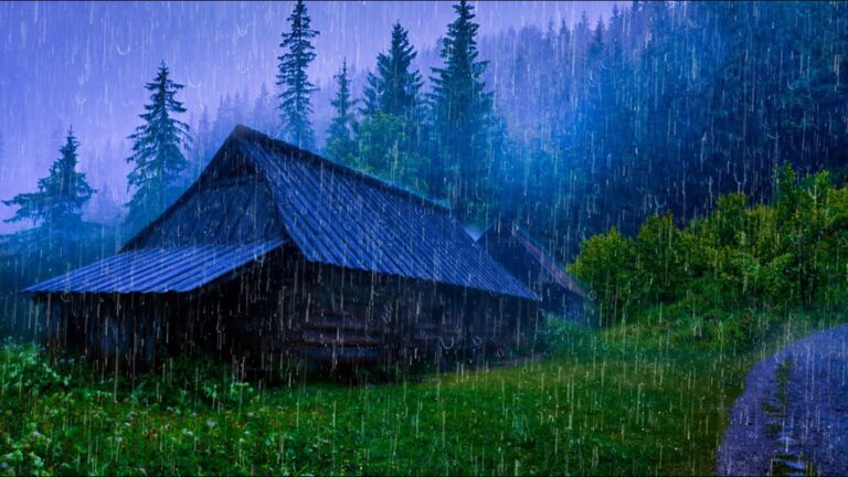 Rain Sounds And Thunder For Sleep - Eliminate Stress to Fall Asleep in Under 10 Minutes - ASMR